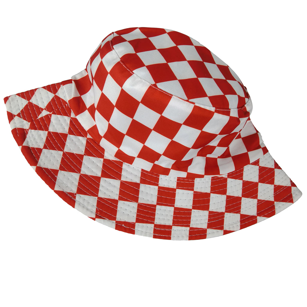 Anna-Kaci Women's Bucket Hats Reversible Checkered Pattern Fisherman Cap