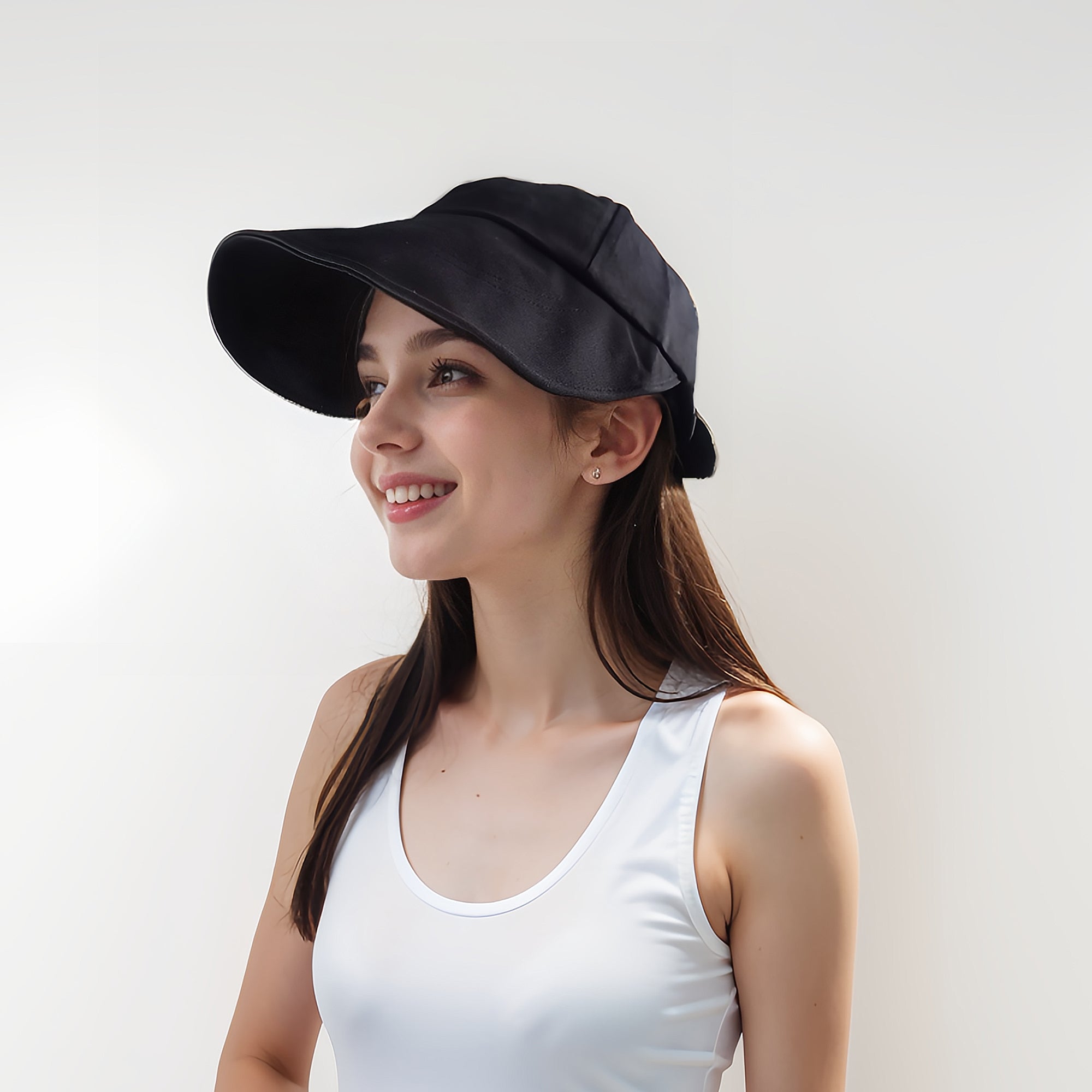 Anna-Kaci Women's Floppy Hats Bow Soft Foldable Large Sun Brim