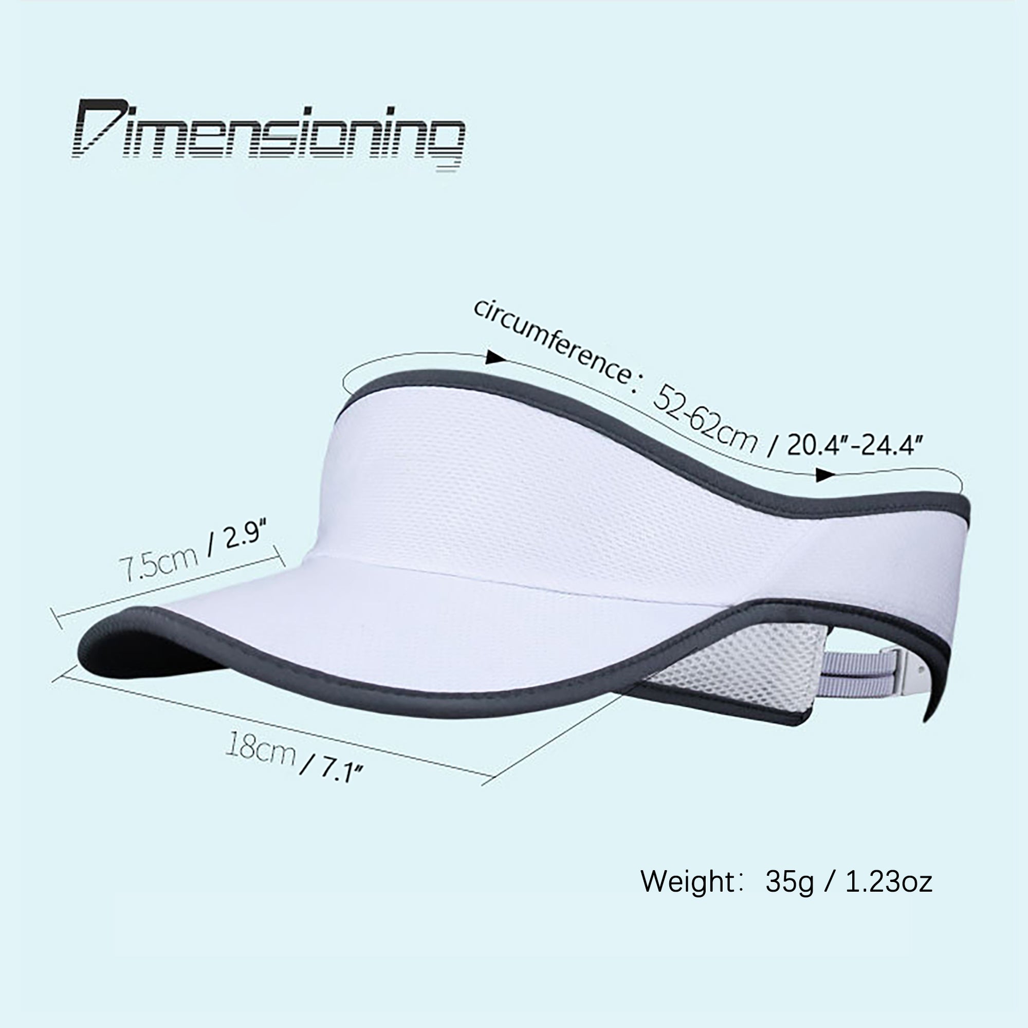 Anna-Kaci Women's Sports Sun Visors Lightweight Soft Headbang with Brim