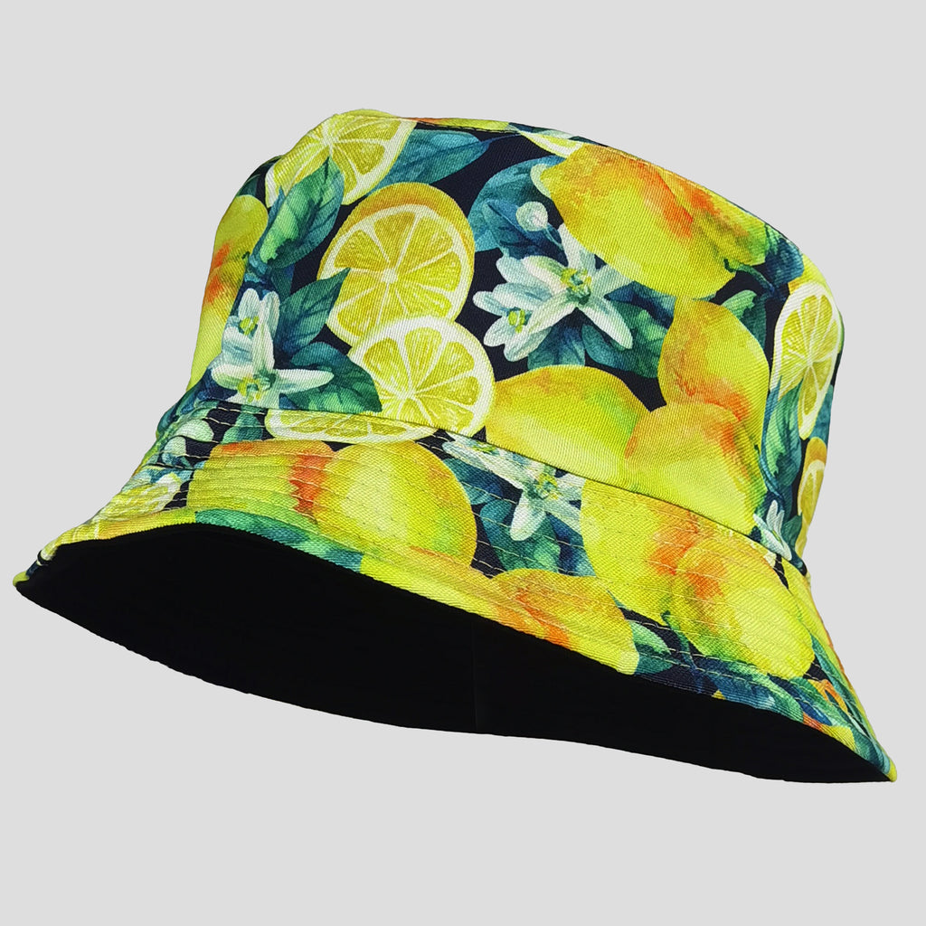 Anna-Kaci Women's Reversible Bucket Hat Stylish Fruit Printing Sun Protection
