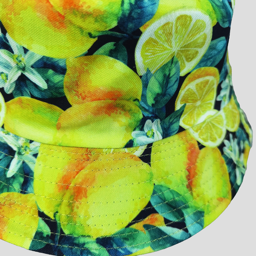 Anna-Kaci Women's Reversible Bucket Hat Stylish Fruit Printing Sun Protection