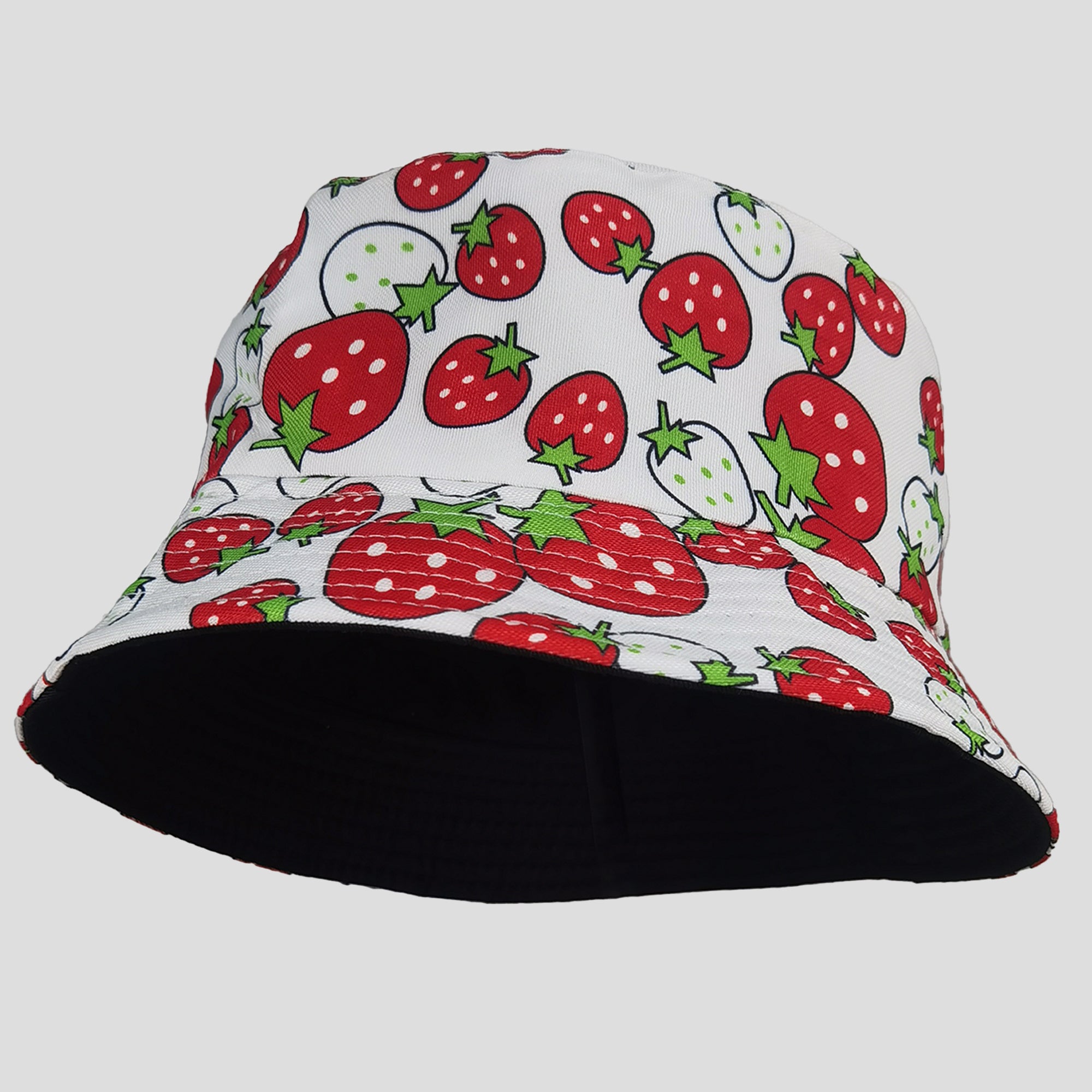 Anna-Kaci Women's Reversible Bucket Hat Stylish Fruit Printing Sun Protection