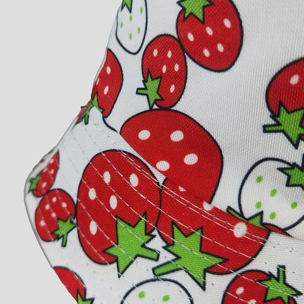 Anna-Kaci Women's Reversible Bucket Hat Stylish Fruit Printing Sun Protection
