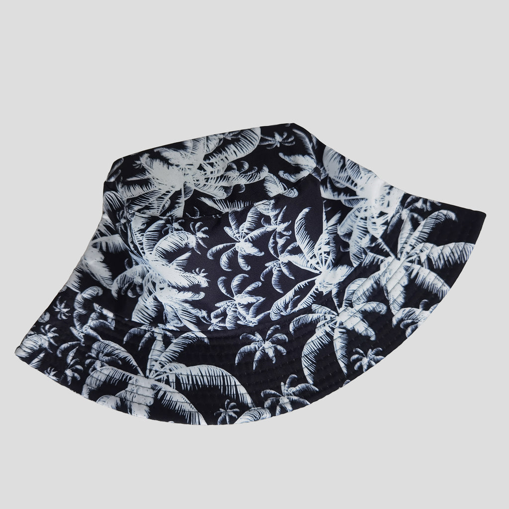 Anna-Kaci Women's Coconut Palm Print Bucket Hats Reversible Anti-UV Hat