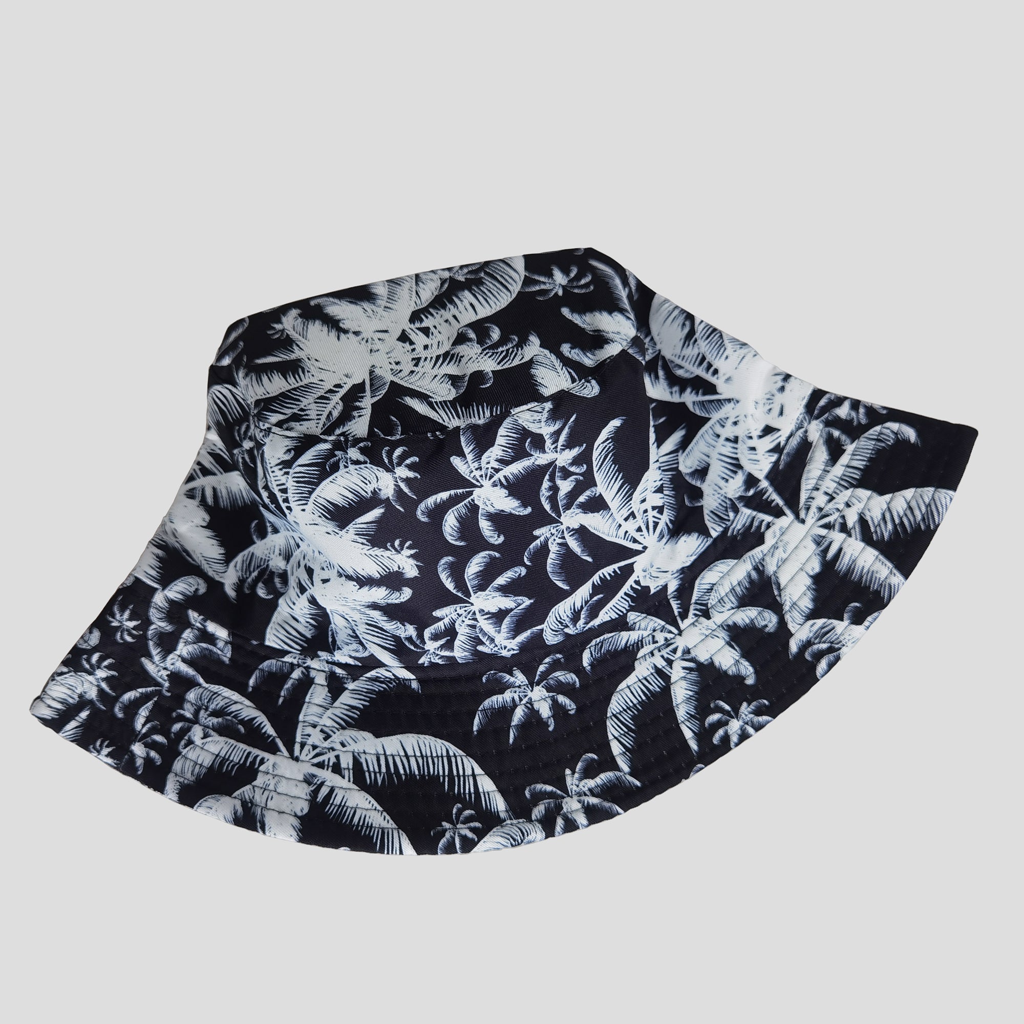Anna-Kaci Women's Coconut Palm Print Bucket Hats Reversible Anti-UV Hat