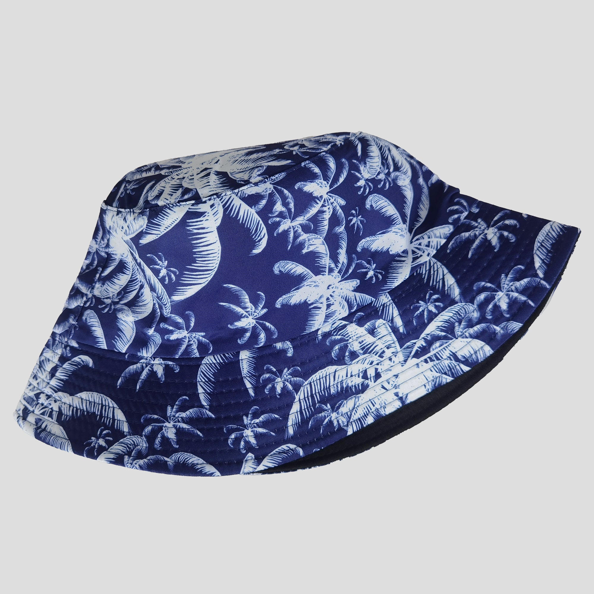 Anna-Kaci Women's Coconut Palm Print Bucket Hats Reversible Anti-UV Hat