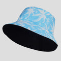 Anna-Kaci Women's Coconut Palm Print Bucket Hats Reversible Anti-UV Hat