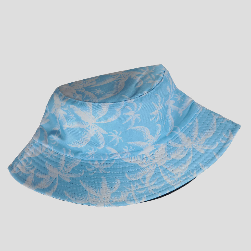 Anna-Kaci Women's Coconut Palm Print Bucket Hats Reversible Anti-UV Hat