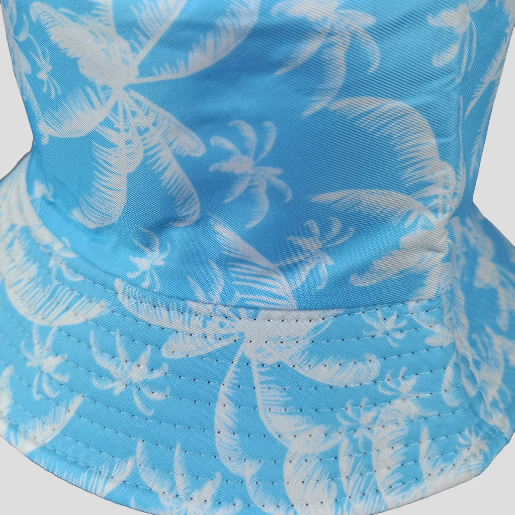 Anna-Kaci Women's Coconut Palm Print Bucket Hats Reversible Anti-UV Hat