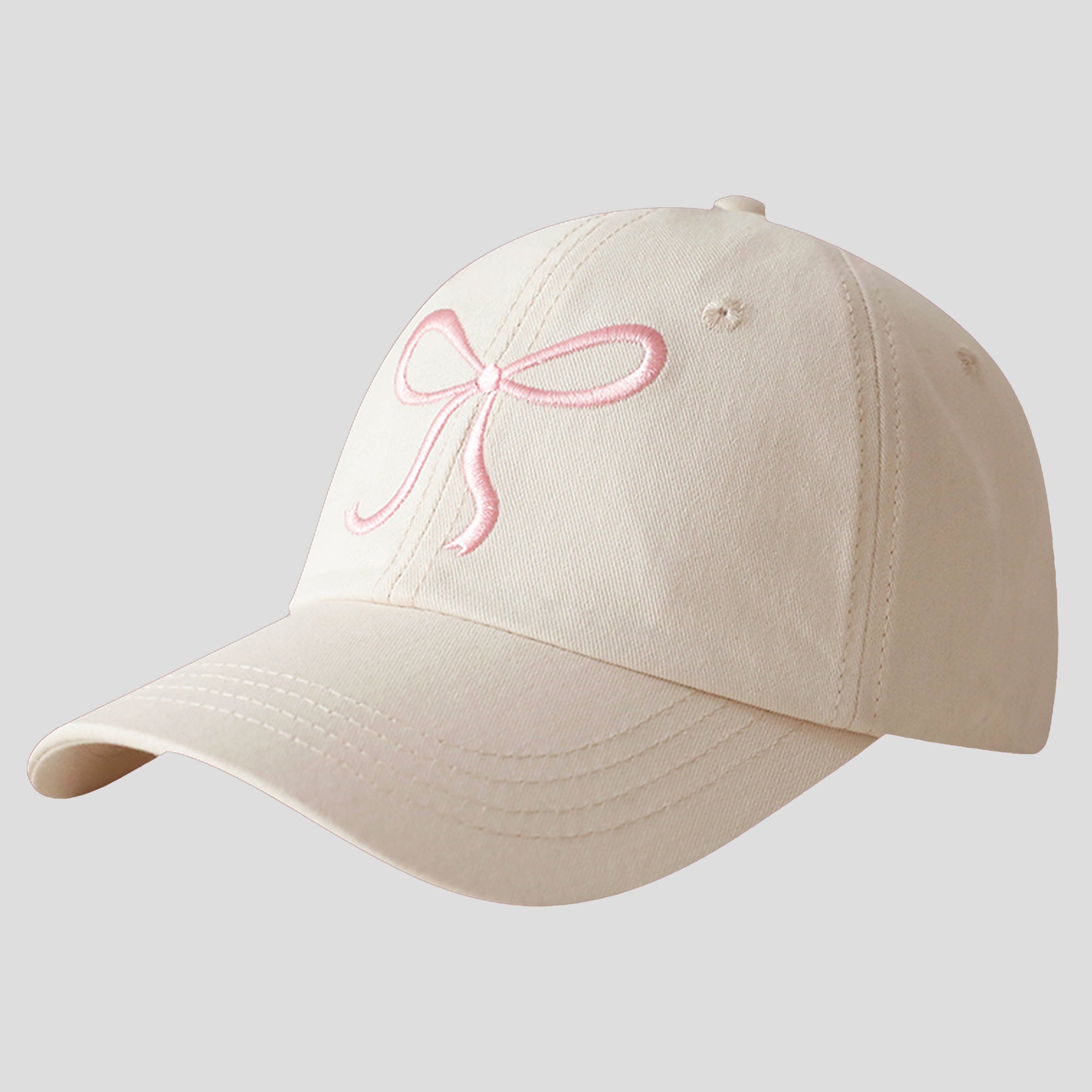 Anna-Kaci Women's Baseball Cap with Bow Embroidery