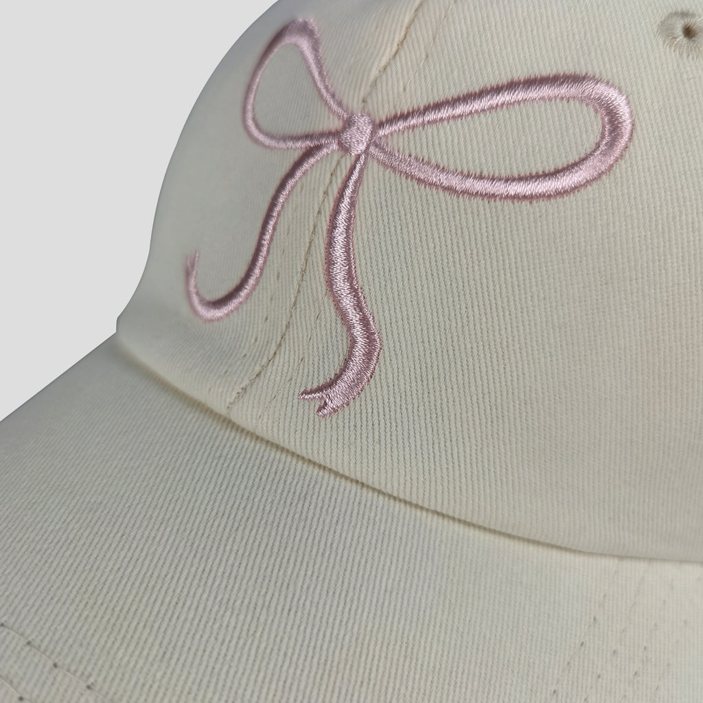 Anna-Kaci Women's Baseball Cap with Bow Embroidery