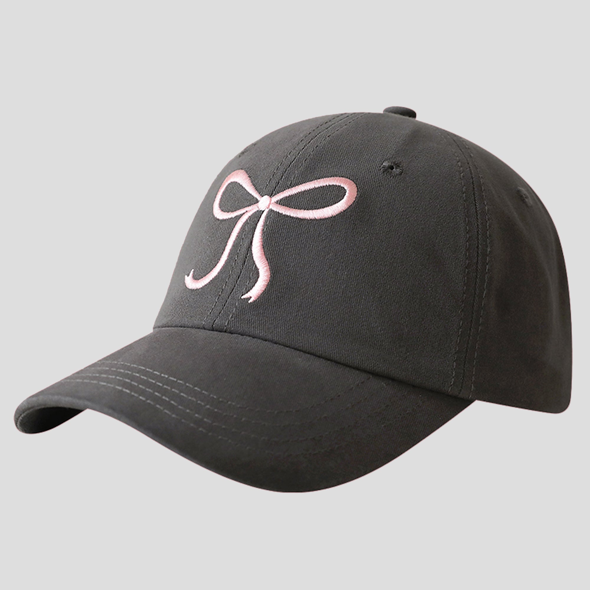 Anna-Kaci Women's Baseball Cap with Bow Embroidery
