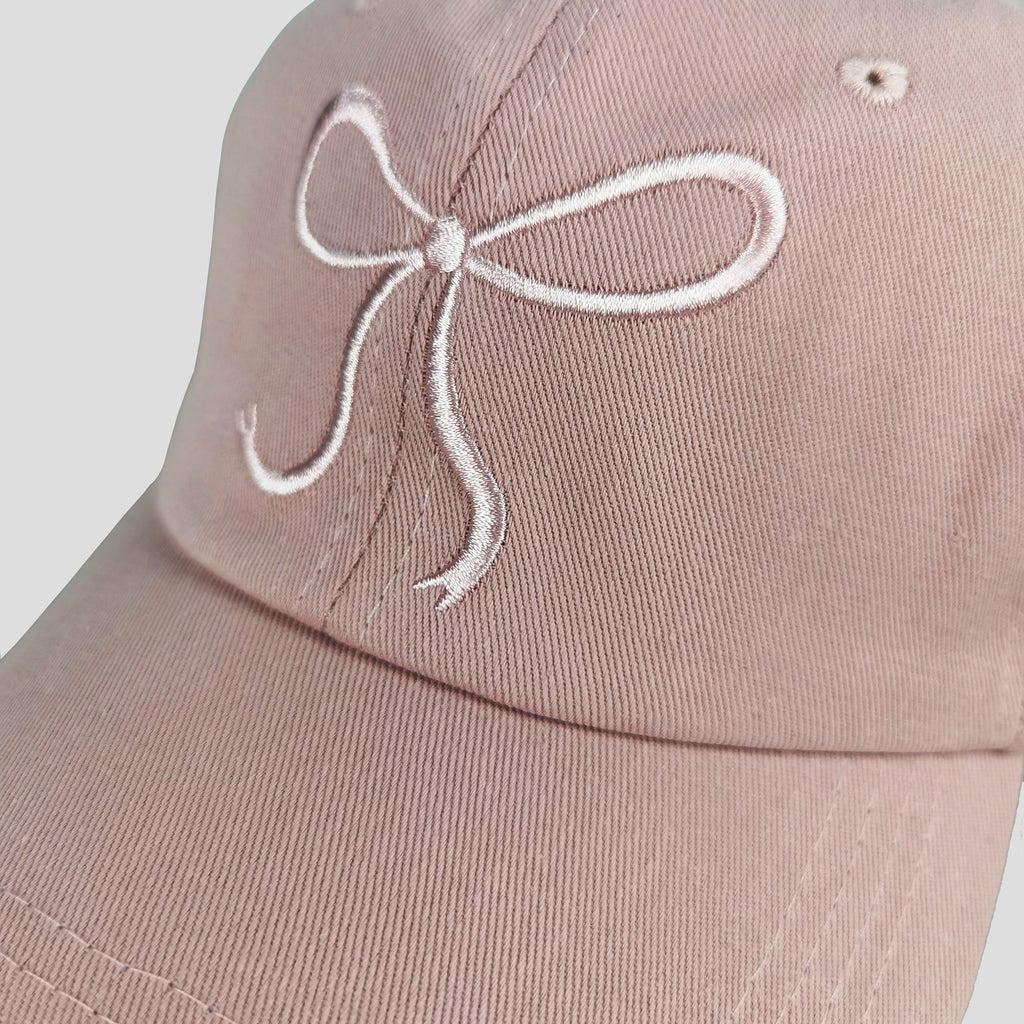 Anna-Kaci Women's Baseball Cap with Bow Embroidery
