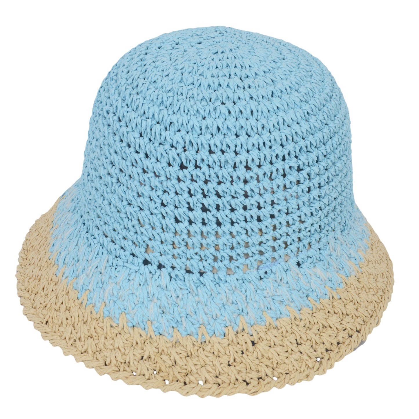 Anna-Kaci Women's Stylish Ombre Design Crochet Bucket Hat