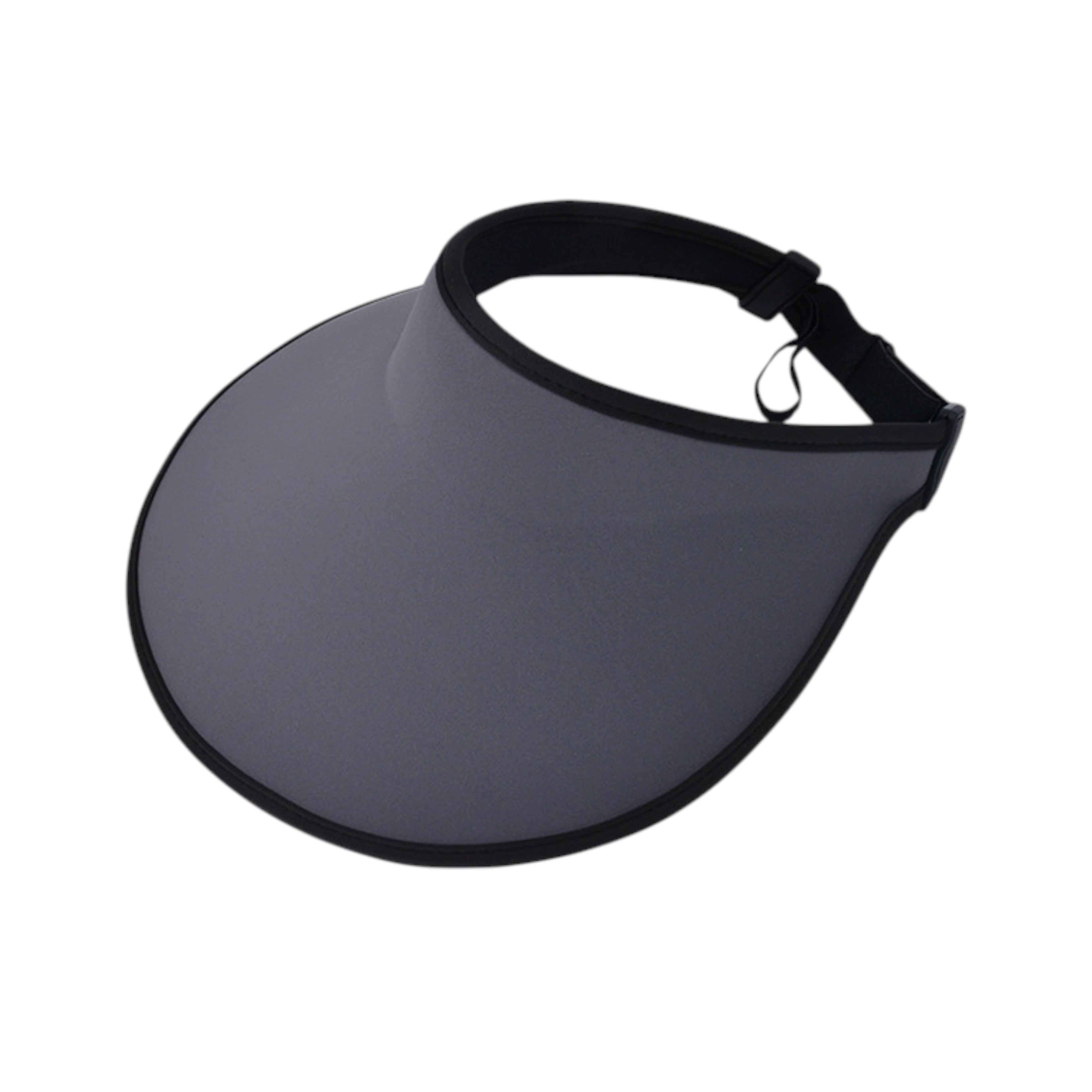 Anna-Kaci Women's Wide Brim Sun Visor Hat with Contrast Trim and Adjustable Back Strap