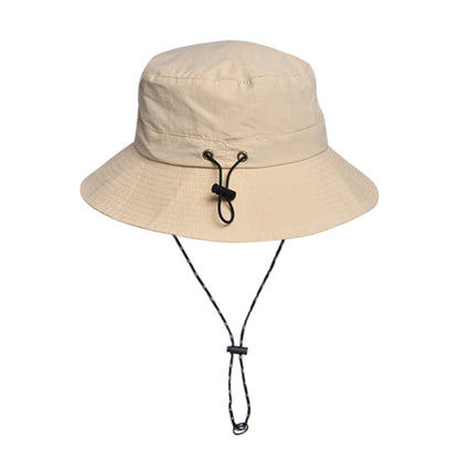 Anna-Kaci Water-Resistant Packable Bucket Hat with Adjustable Chin Strap Quick-Dry Fabric for Beach Hiking Camping and Outdoor Travel