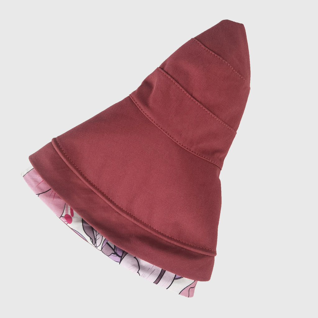 Anna-Kaci 2-in-1 Women's Floral & Solid Double-Sided Bucket Hat for Outdoor