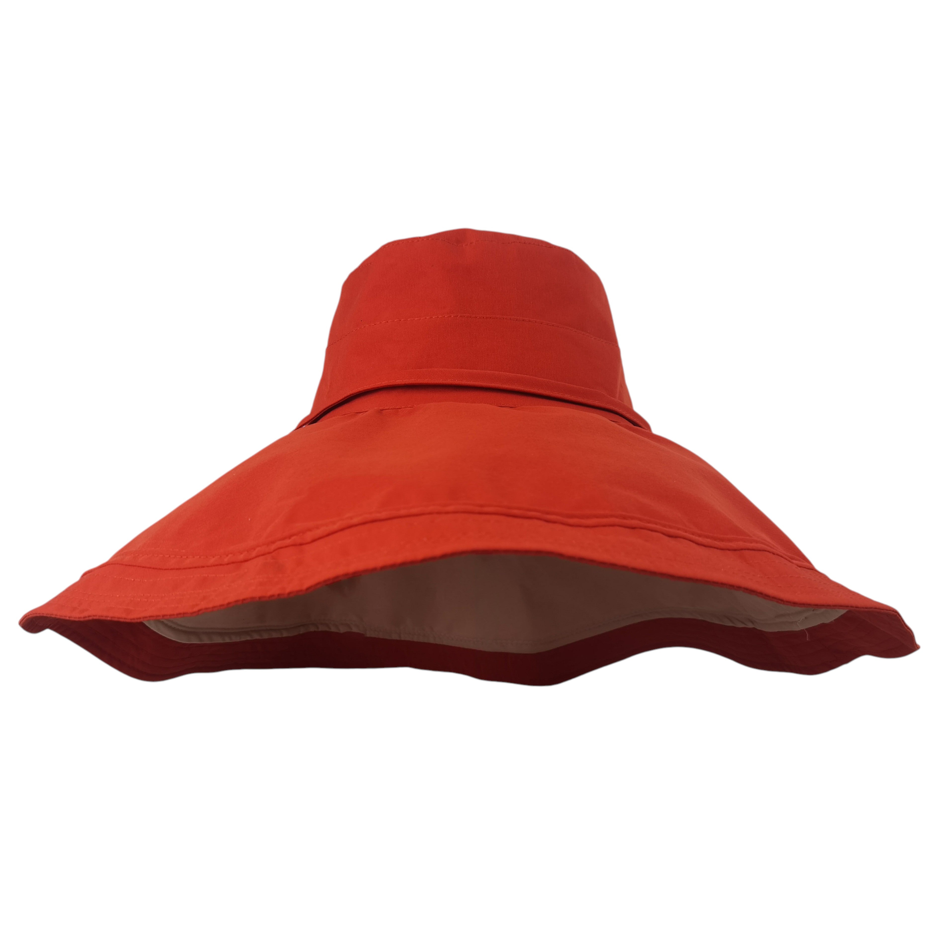 Anna-Kaci Women's Reversible Wide - Brim Sun Hat with Adjustable Chin Strap