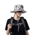 Anna-Kaci Wide Brim Outdoor Sun Hat with Adjustable Chin Strap for Hiking Camping Travel Beach