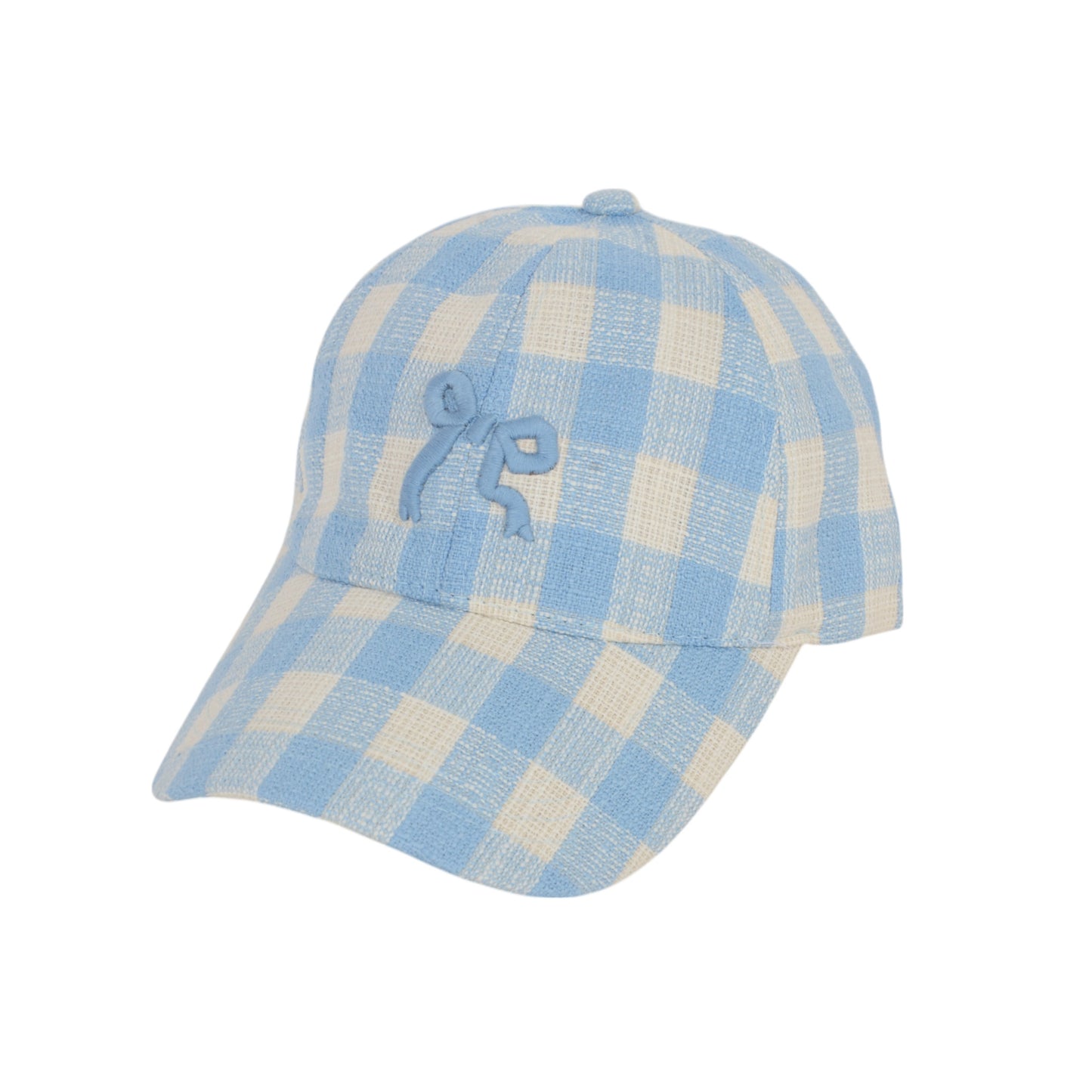 Anna-Kaci Women's Embroidered Bow Baseball Cap with Contrast Stitching and Curved Brim