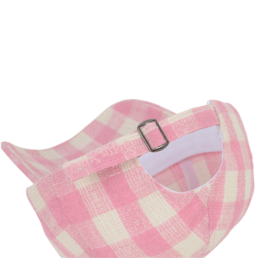 Anna-Kaci Women's Embroidered Bow Baseball Cap with Contrast Stitching and Curved Brim