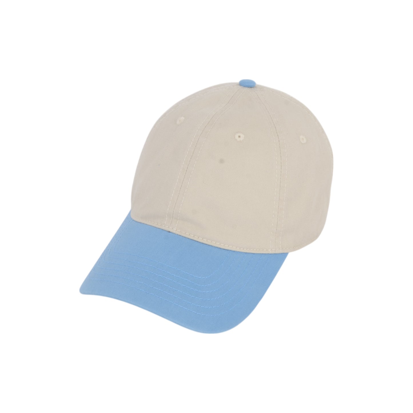 Anna-Kaci Unisex Classic Two-Tone Baseball Cap with Curved Brim and Adjustable Buckle Strap