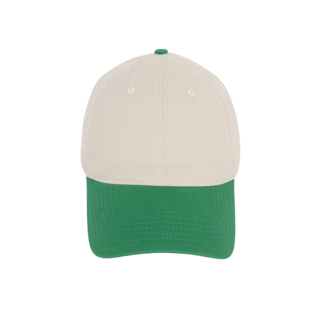 Anna-Kaci Unisex Classic Two-Tone Baseball Cap with Curved Brim and Adjustable Buckle Strap
