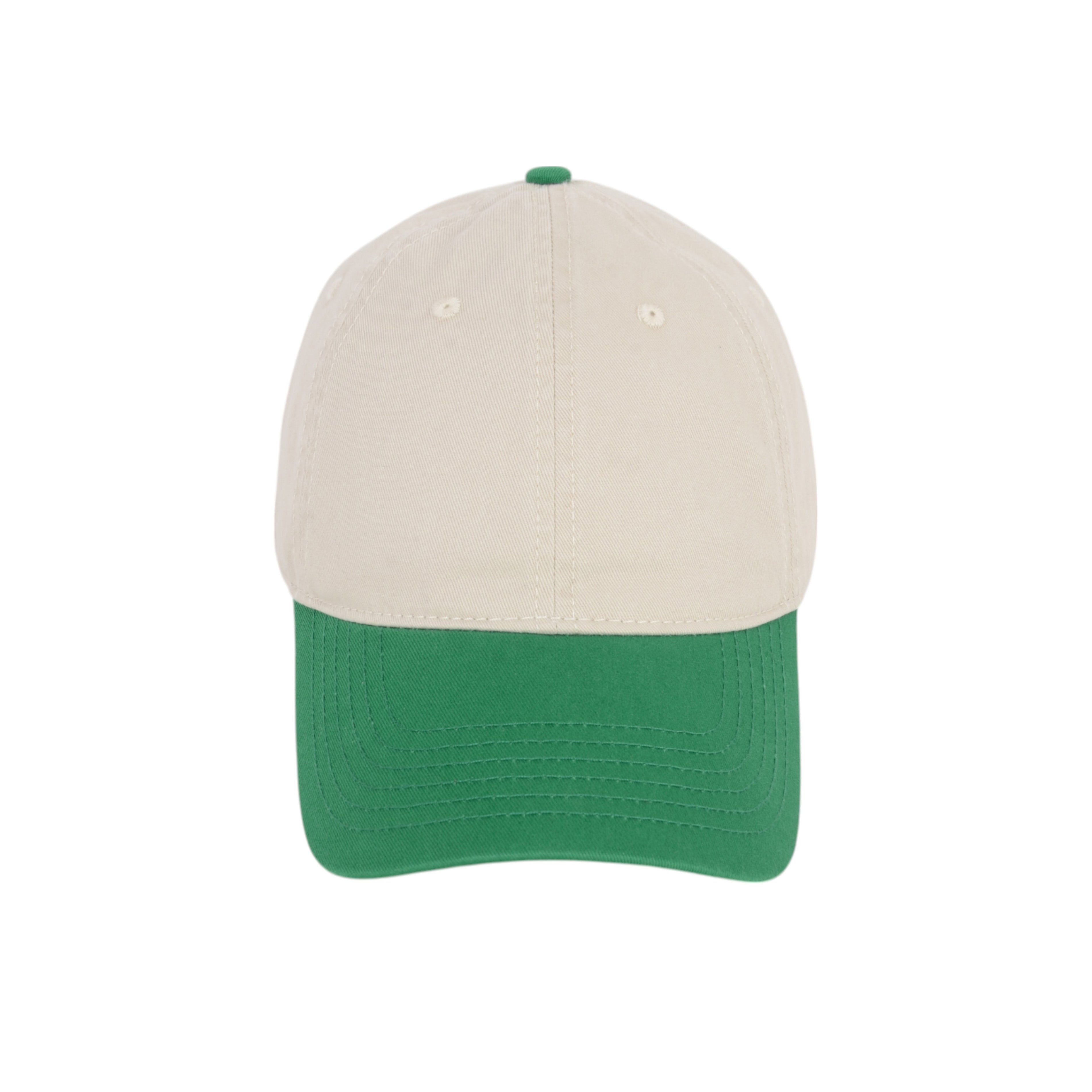 Anna-Kaci Unisex Classic Two-Tone Baseball Cap with Curved Brim and Adjustable Buckle Strap