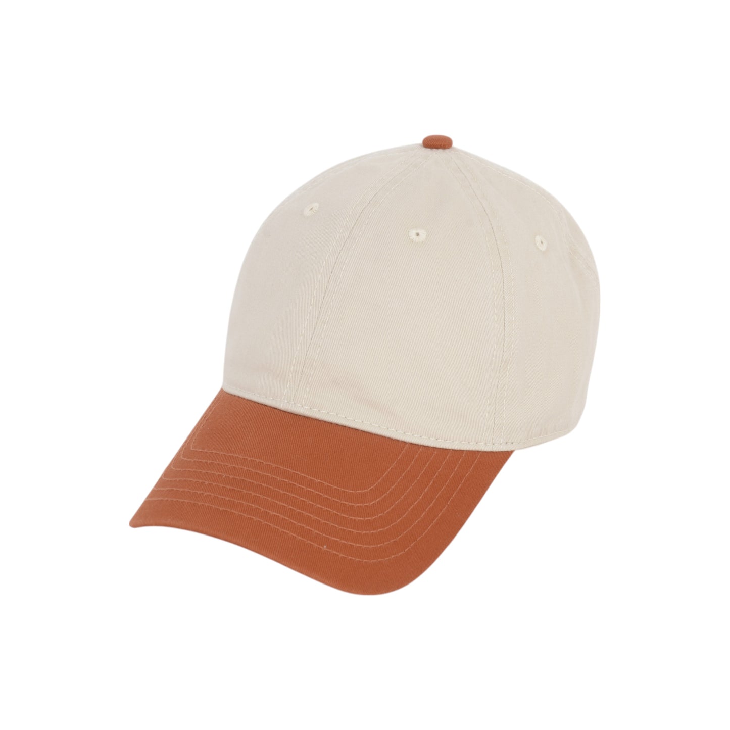 Anna-Kaci Unisex Classic Two-Tone Baseball Cap with Curved Brim and Adjustable Buckle Strap