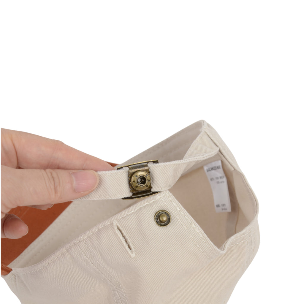 Anna-Kaci Unisex Classic Two-Tone Baseball Cap with Curved Brim and Adjustable Buckle Strap