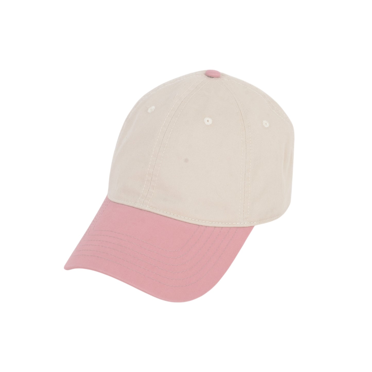 Anna-Kaci Unisex Classic Two-Tone Baseball Cap with Curved Brim and Adjustable Buckle Strap