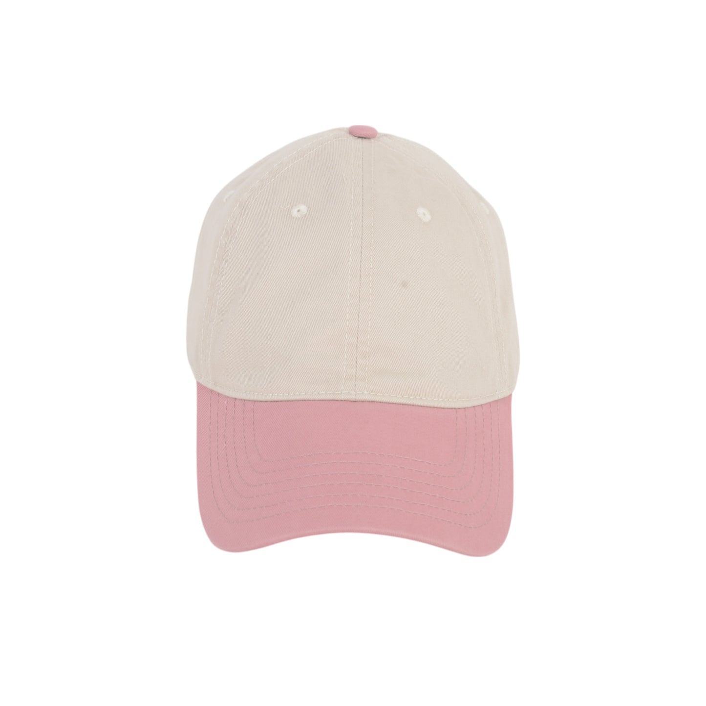 Anna-Kaci Unisex Classic Two-Tone Baseball Cap with Curved Brim and Adjustable Buckle Strap