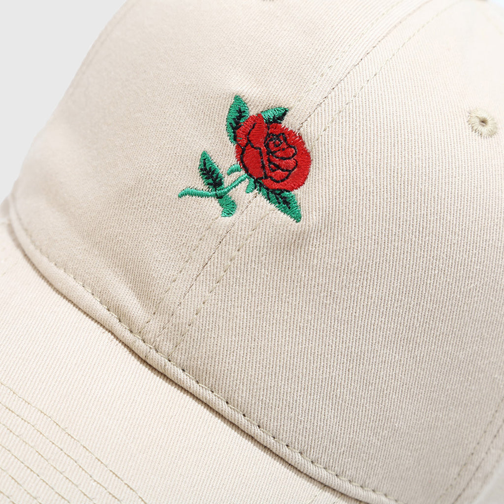 Anna-Kaci Women's Baseball Cap with Rose Embroidery