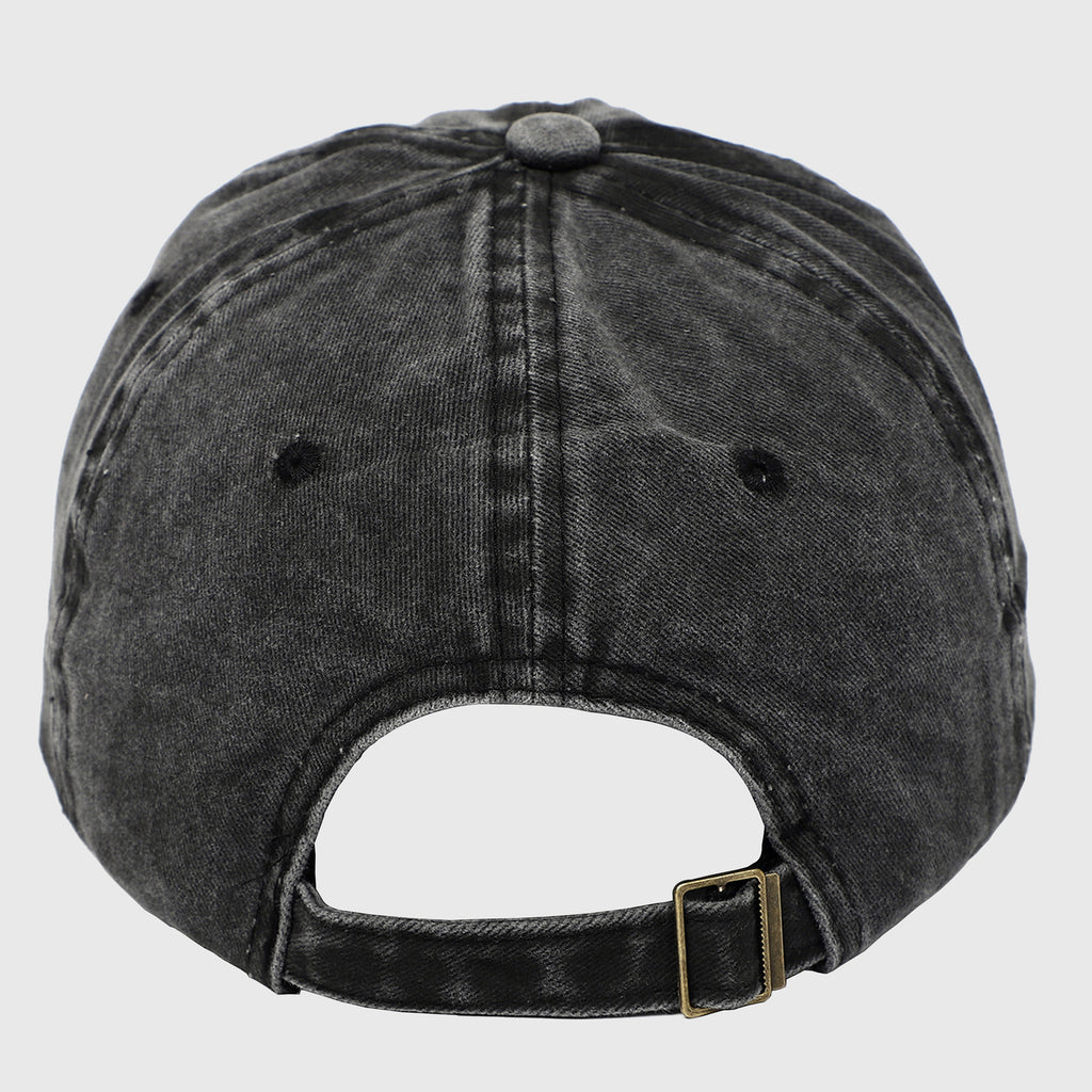 Anna-Kaci Women's Vintage Washed Skull Hand Embroidered Baseball Cap