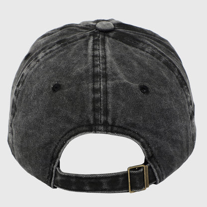Anna-Kaci Women's Vintage Washed Skull Hand Embroidered Baseball Cap