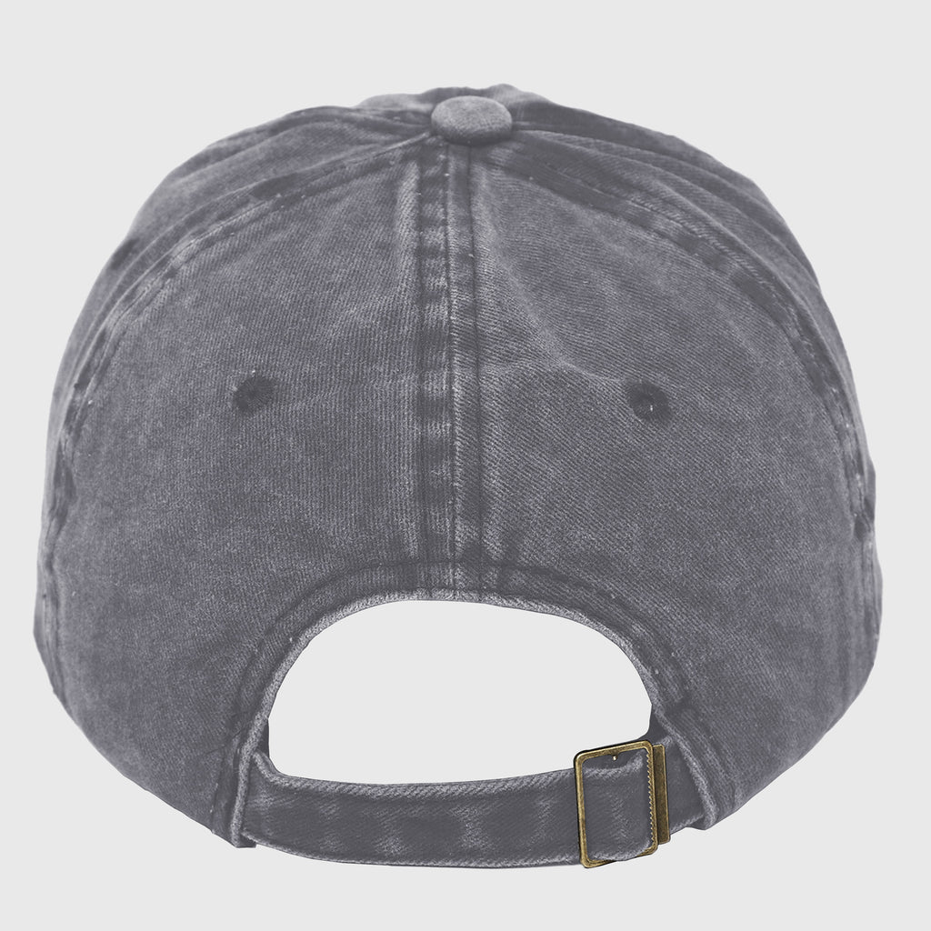 Anna-Kaci Women's Vintage Washed Skull Hand Embroidered Baseball Cap