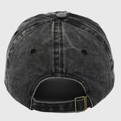 Anna-Kaci Women's Vintage - Washed Baseball Cap with Daisy Embroidery
