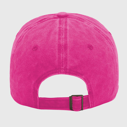 Anna-Kaci Women's Vintage Washed Baseball Cap with Cute Seal Embroidery