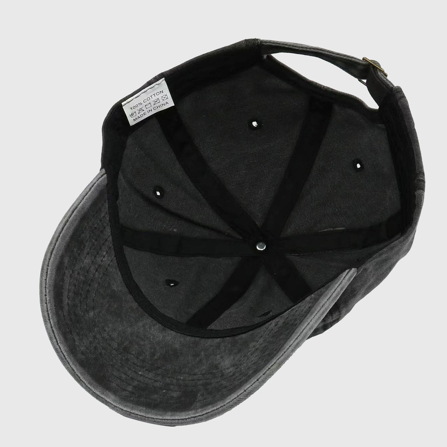 Anna-Kaci Women's Vintage Washed Baseball Cap with Lemon Embroidery