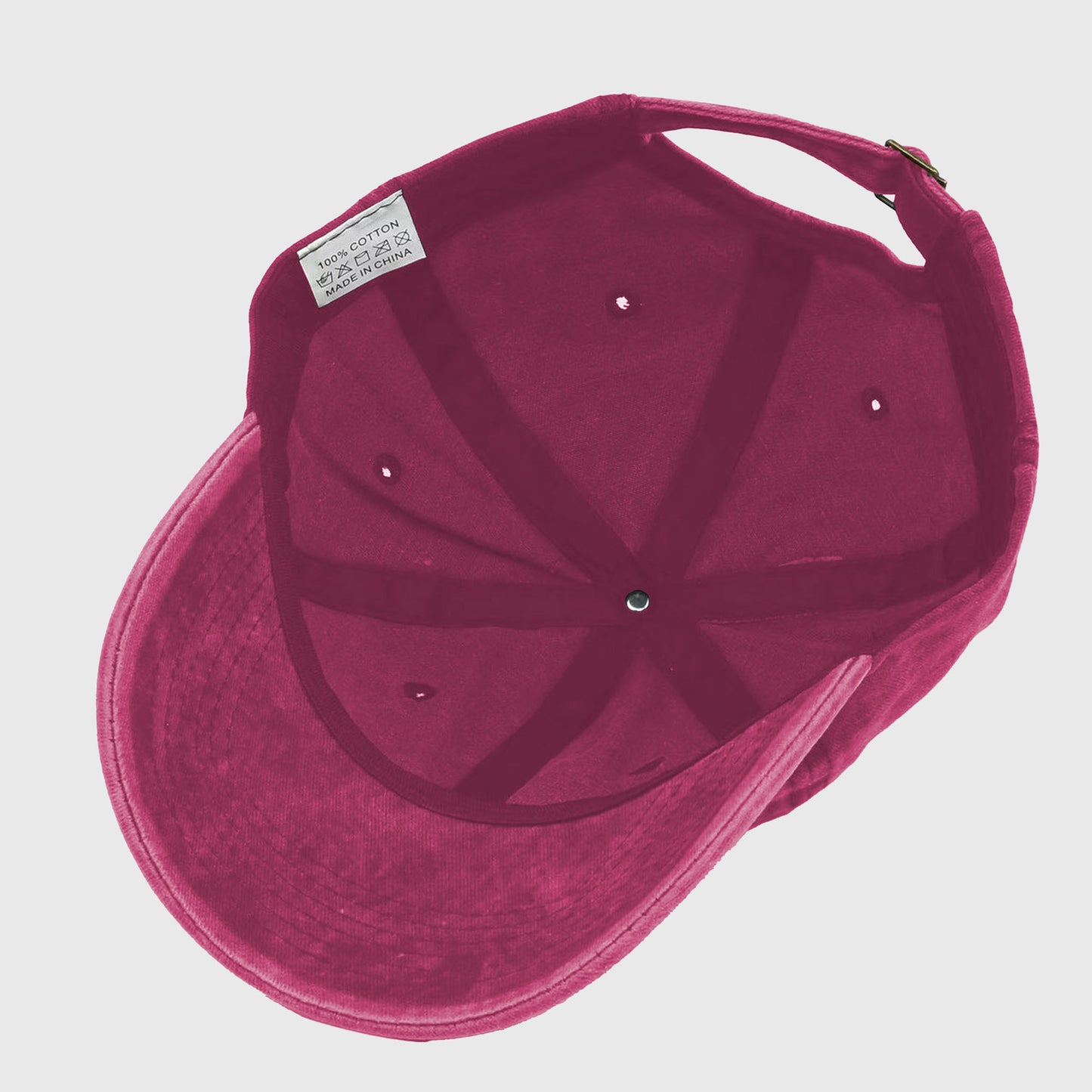 Anna-Kaci Women's Vintage Washed Baseball Cap with Lemon Embroidery