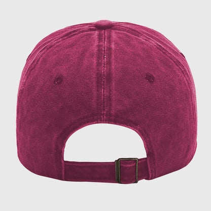 Anna-Kaci Women's Vintage Washed Baseball Cap with Lemon Embroidery