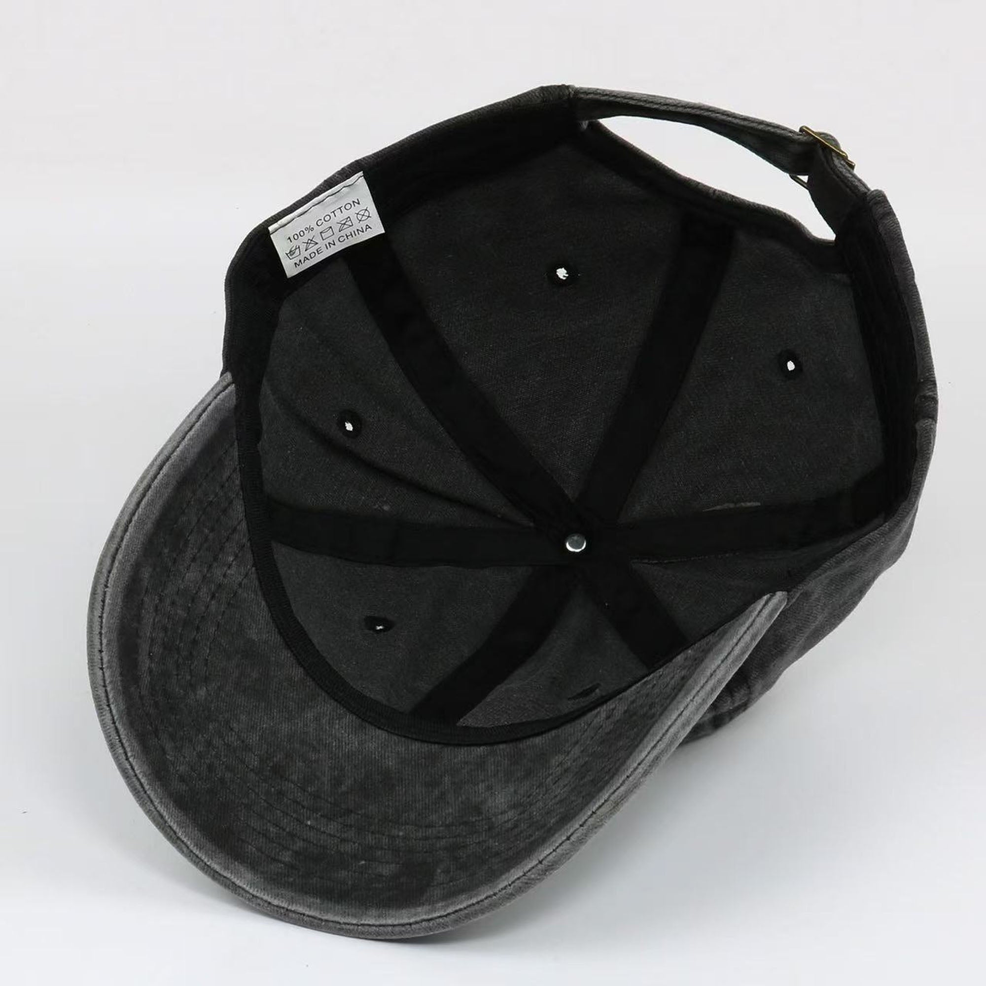 Anna-Kaci Women's Vintage Washed Baseball Cap with Shark Embroidery