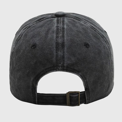 Anna-Kaci Women's Vintage Washed Baseball Cap with Shark Embroidery