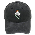 Anna-Kaci Women's Vintage Washed Baseball Cap with Skateboarding Ghost Embroidery