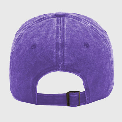 Anna-Kaci Women's Vintage Washed Baseball Cap with Skateboarding Ghost Embroidery