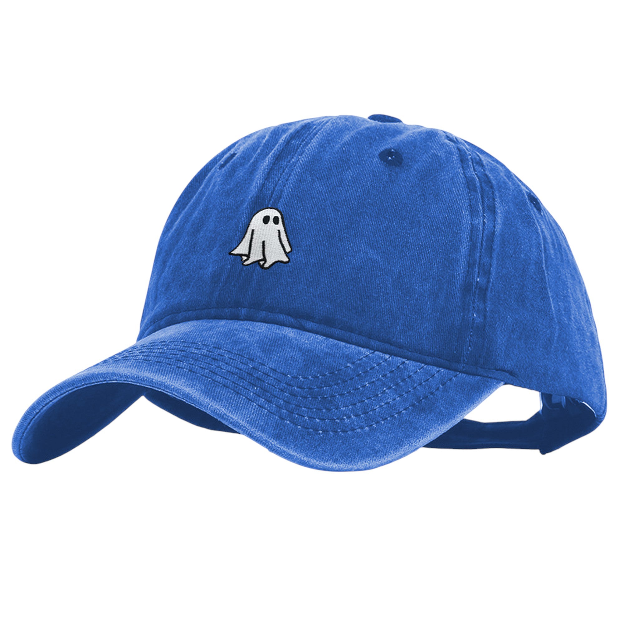 Anna-Kaci Women's Vintage Washed Baseball Cap with Ghost Embroidery