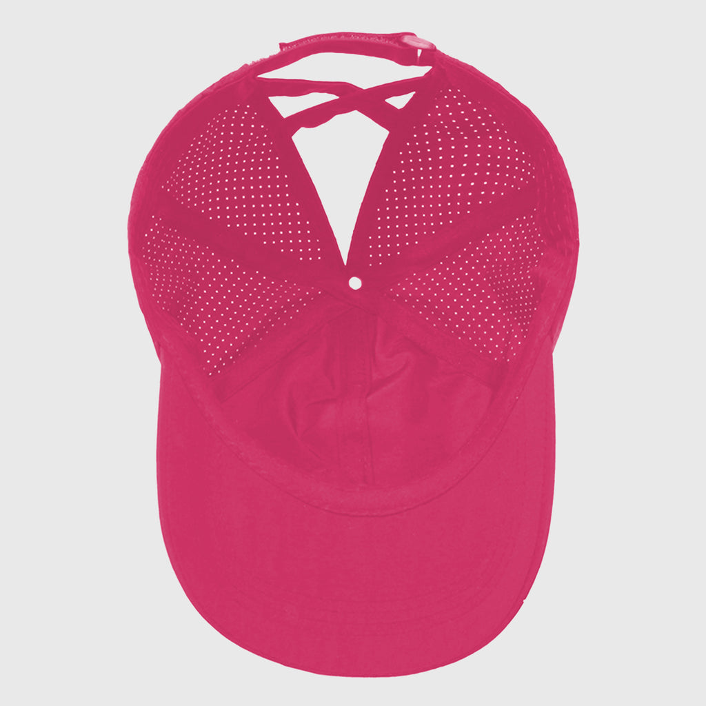 Anna-Kaci Women's Baseball Cap with Heart Embroidery - Breathable Criss - Cross Back Hat