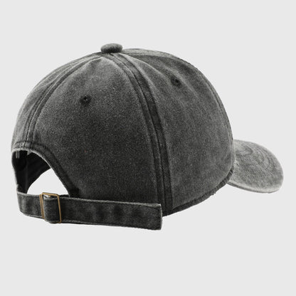 Anna-Kaci Women's Vintage Washed Baseball Cap with Heart Embroidery