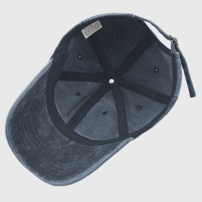 Anna-Kaci Women's Vintage Washed Baseball Cap with Heart Embroidery