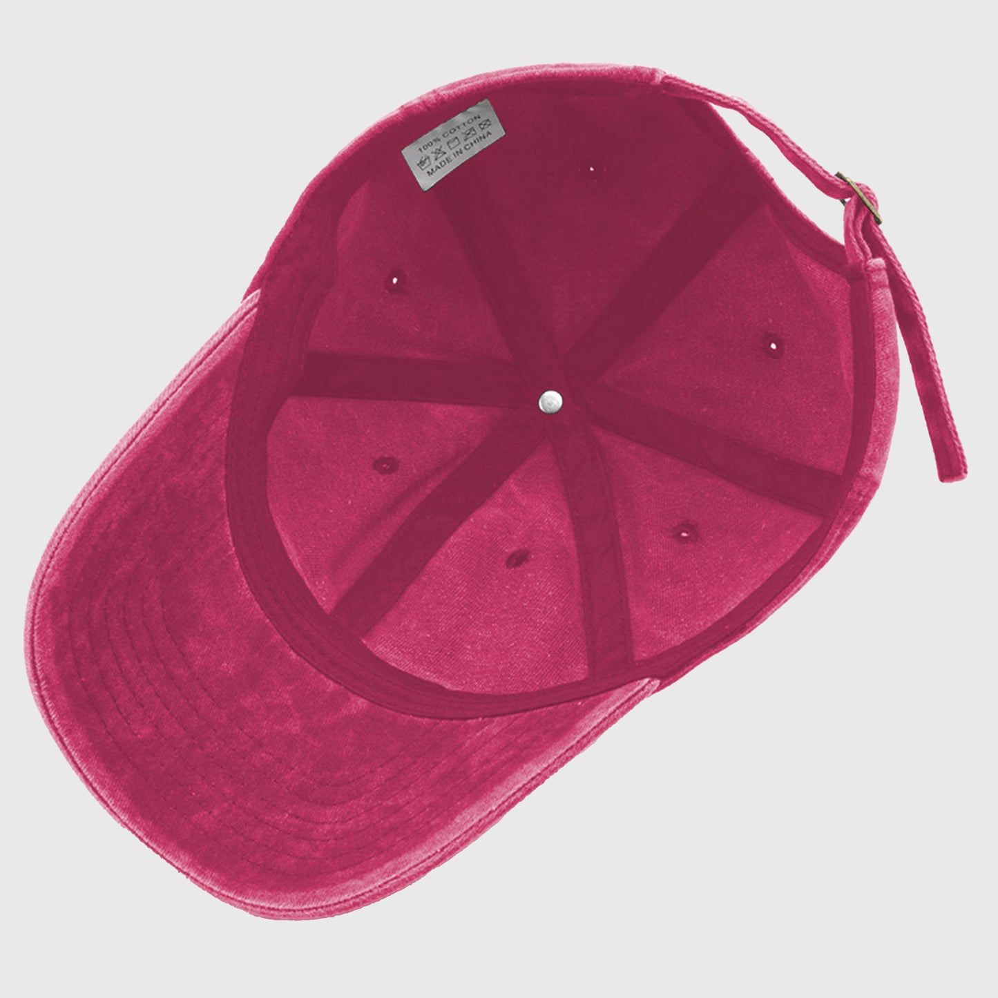 Anna-Kaci Women's Vintage Washed Baseball Cap with Heart Embroidery